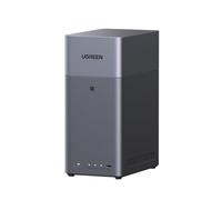 UGREEN NASync DH2300 NAS desktop a 2 alloggiamenti, LAN 1 GbE, 4 GB RAM, connessione NFC One-Touch, album fotografico AI, sistema NAS facile da usare per casa e ufficio (senza dischi)