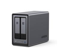 UGREEN NASync DXP2800, NAS desktop a 2 bay, CPU Intel N100 Quad-core, 8 GB di RAM DDR5, 2,5 GbE Enthernet, 2 slot M.2 NVMe, HDMI 4K, archiviazione collegata in rete (senza disco)