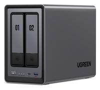 Ugreen NASync DXP2800 NAS Compatta Intel® N N100 8 GB DDR5 UGOS Pro Nero NEW