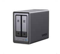 Ugreen NASync DXP2800 NAS System 2-Bay Compatta Intel N N100 8 GB DDR5 0 TB UGOS Pro Nero