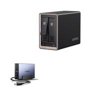UGREEN NASync DXP2800GT NAS a 2 alloggiamenti con con 72W DC UPS