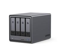 UGREEN NASync DXP4800, NAS desktop a 4 bay, CPU Intel N100 Quad-core, 8 GB di RAM DDR5, 32 GB eMMC, 2 * 2,5 GbE, 2 * slot M.2 NVMe, 4K HDMI, archiviazione collegata in rete (senza disco)