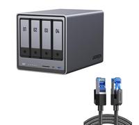 UGREEN NASync DXP4800Pro NAS a 4 alloggiamenti con cavo Cat8