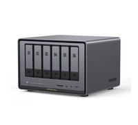 UGREEN NASync DXP6800 Ultra NAS 6-Bay per Team e Piccole Aziende | Intel Core 5 120U, 8GB DDR5 fino a 96GB, 2x 10GbE, 2x Thunderbolt 4, 2x M.2 NVMe, SSD 128GB, PCIe Gen4 x4, SD 4.0, HDMI 8K