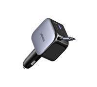 UGREEN Nexode 145W 4 EN 1 Caricatore Auto USB C Retrattile Presa USB C 100W | 4 Porte Caricabatteria Accendisigari Ricarica Rapida Compatibile con iPhone 17 16 15 MacBook M5 M4 M3 M2 M1 iPad Galaxy S26