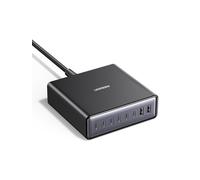 UGREEN Nexode 200W Caricatore USB C, Ricarica Rapida con 8 porte, Caricabatterie Type C Compatibile con MacBook Pro/Air, iPhone 17 Pro Max Air/Serie 16-12, Galaxy e Dell