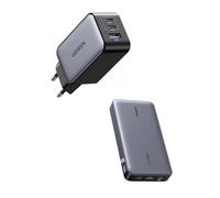 UGREEN Nexode 65W Caricatore USB C con 145W Power Bank 25000mAh