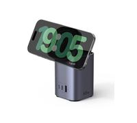 UGREEN Nexode Stazione di Ricarica GaN 65W, Caricabatteria Wireless Qi2 15W per iPhone, Alimentazione da Tavolo Compatibile con MagSafe 16 15 14 13 12, Galaxy S24, iPad, MacBook ecc