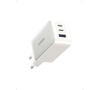 UGREEN Nexode 65W Caricatore USB C GaN Tech 3 Porte, Caricabatterie Type C Compatibile con Galaxy S25 Ultra/Serie S24-S21, MacBook PRO/Air, iPad, iPhone 17 Pro Max Air/Serie 16-13, Google Pixel
