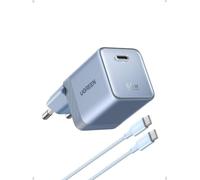 UGREEN Nexode Air 65W Caricatore USB C con Cable USB C (Blu)