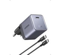 UGREEN Nexode Air 65W Caricatore USB C con Cable USB C (Grigio)