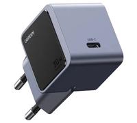 Ugreen Nexode Air Caricabatterie rapido USB-C 30W GaNInfinity PD3.0/QC4+/PPS/AFC/Apple 5V 2.4A Grigio