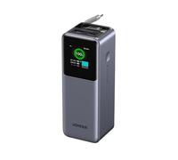 UGREEN Nexode Pro 165W Power Bank 20000mAh Caricatore Portatile USB C 100W | Cavo Retrattile, 2 Porte 1C1A, Per Viaggi in Aereo, TFT, Batteria Esterna PC Compatibile con iPhone 18 17 Pro Max Galaxy S26