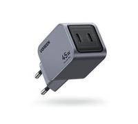 Ugreen Nexode Pro 45W Dual USB-C GaN Fast Charger EU gray Caricabatteria 35008
