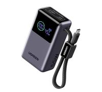 UGREEN Nexode Pro 55W Power Bank 10000mAh Caricatore Portatile (Grigio) | PD 45W Ricarica Rapida, Cavo USB C, 2 Porte 1C1A, Batteria Esterna PC Compatibile con Xiaomi Note 15 14 iPhone 18 17 Pro Max