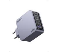 UGREEN Nexode Pro Caricatore USB C 160W GaN, Caricabatteria Type C Carica Rapido a 4 Porte PD3.1 Compatibile con MacBook, iPad, iPhone 16, Galaxy S24 Ultra