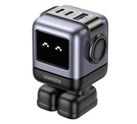 UGREEN Nexode RG 65W Caricabatterie rapido per robot GaN 2xUSB-C, 1xUSB-A, Grigio