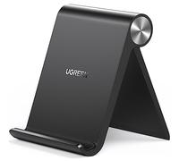 UGREEN Porta Cellulare Tavolo, Supporto Telefono Scrivania Portatile Regolabile 100°, Compatible con iphone 17 Pro Max Air/16/15/14 ;samsung galaxy S25/S24; google pixel 10/9/8, Nero