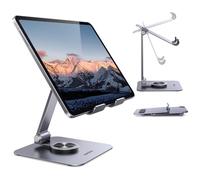 UGREEN Porta Tablet da Tavolo in Alluminio Rotante, Supporto per Tablet Pieghevole Compatibile con iPad Pro Air Mini, Samsung Tab, Redmi Pad, iPhone 17 Pro Max Air Galaxy S25 Ultra e Altri 4-12.9"
