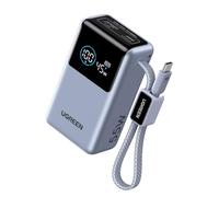 UGREEN Power Bank 10000mAh 55W con Cavo Integrato HyperCharge per Xiaomi, Batteria Esterna Ricarica Rapida PD 45W Compatibile con iPhone 17/16/15, Galaxy S25 Ultra e Altri