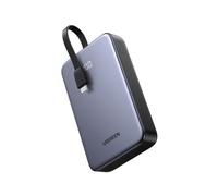 UGREEN Power Bank 20000mAh 22,5W, Batteria Esterna con Cavo USB-C Integrato, Caricatore Portatile Compatibile con iPhone 16/15 Pro Max Plus, Galaxy S24 S23 S22 Ultra, Pixel 9/8 XL