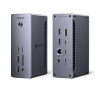 UGREEN Revodok Max 213 Docking Station Thunderbolt 4 13 In 1 Hub USB C Displayport 4K60Hz 8K30Hz Ethernet 2.5 Gigabit Dock Type C 3.2 10Gbps Lettore Schede SD TF 3.5mm Alimentazione DC 180W