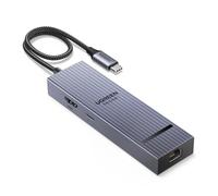 UGREEN Revodok Pro 106 Hub USB C Ethernet Gigabit Adattatore Multiporta | 6 in 1, HDMI 4K 60Hz, 10Gbps 2A1C, PD 100W Ricarica, RJ45 1000Mbps, Compatibile con MacBook Neo iPad Air iPhone 18 Pro Max