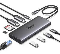 UGREEN Revodok Pro 210 Docking Station USB C 10 in 1 Doppio HDMI 8K30Hz 4K60Hz H