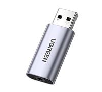 UGREEN Scheda Audio Esterna USB in Alluminio Adattatore Sonoro a Jack 3,5mm per Cuffie Microfono Casse Compatibile con PC PS5/4 MacBook Laptop Surface Pro Raspberry Pi Plug e Play