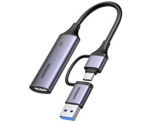 UGREEN Scheda di Acquisizione Video HDMI 4K 30Hz su USB A C 3.0 2K 30Hz