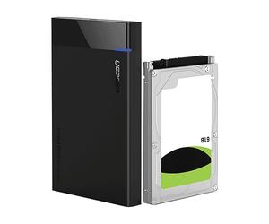 UGREEN Smartphone Hdd/Ssd Esterno 2.5 Ugreen Us221, Sata 3.0, Usb-C, 50 Cm (Nero)