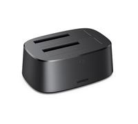 UGREEN Stazione di Docking per Hard Disk, Stazione Docking USB 3.0 per HDD e SSD SATA da 2,5"/3,5", Adattatore Hard Disk Dual Bay 5Gbps con Clonazione Offline e Supporto UASP