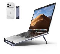 UGREEN Supporto per Laptop 7,3 Pollici Per Tablet, Leggero, Pieghevole ed Ergonomico, Compatibile Con Macbook Pro Air, Ipad, Hp, Dell, Asus e Msi