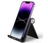 Ugreen - Supporto per telefono cellulare, con design ad angolo regolabile, compatibile con iPhone 11 Pro, X, 8, 7, 6, Galaxy S9 S8 Note 8, S7, LG G6, Nexus 6P, Google Pixel, Sony, HTC, One Plus (nero)