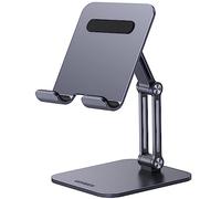 UGREEN Supporto Tablet Regolabile da Tavolo, Porta Cellulare Scrivania in Alluminio Compatibile con Galaxy Tab, iPad 2022/2021 e Altri da 4.7-12.9"