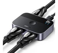 UGREEN Switch HDMI 2.1 8K@60Hz 2 Ingressi 1 Uscita Commutatore 4K@144Hz | Compatibile con Macbook Pro Mac Mini, BLU-Ray DVD, PS5 PS4, Xbox 360/One, Fire Stick, Chromecast, TV