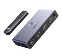 UGREEN Switch HDMI 2.1 8K 60Hz 4K 120Hz Switcher 3 Ingressi 1 Uscita | 1080P Dolby Vision Atmos HDR 3D 48Gbps compatibile con PC PS5 PS4 Xbox One 360 DVD TV Box Stick Proiettore