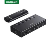 UGREEN Switch HDMI 5 in 1 uscita 4K@60Hz, splitter HDMI con telecomando Selettore switcher HDMI a 5 porte Supporto 3D CEC HDR HDCP2.2 PS5/4