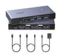 UGREEN Switch KVM DisplayPort 2 Ingressi 1 Uscite 8K 60Hz 4K 240Hz