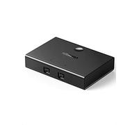 UGREEN Switch USB 2.0 2 in 1, 2 ingressi e 1 uscita, 2 cavi per la condivisione di dispositivi come tastiera, mouse, memoria, hard disk, stampante, scanner