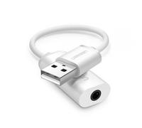 Ugreen UGREEN Adattatore USB 2.0 a 3-5mm TRRS jack AUX (Cuffie e Microfono)- (Wh