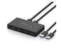 UGREEN 30768 - Switch USB 3.0, 4 USB-A, 2 in 4 Out