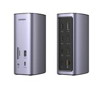 Ugreen UGREEN Docking Station Triple Display- 12-in-1- 8K 2xHDMI & DP- USB-C 10G