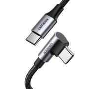 UGREEN Cavo USB C 100W 20V/5A, Cavo USB Type C 90 Gradi Ricarica Rapida Compatibile con iPhone 16/15 Plus Pro Max, Macbook Pro, Galaxy S24 Ultra/S24+/S23/S22, Pixel 9/9 Pro/9 Pro XL/8/7, ecc. 2M