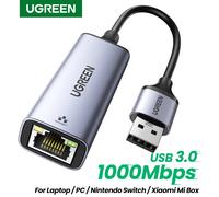 UGREEN USB 3.0 Ethernet Adapter USB 2.0 scheda di rete a RJ45 Lan per PC Windows 10 Xiaomi Mi Box 3/S nintendo Switch Ethernet USB