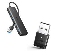 UGREEN USB Bluetooth 5.4 e Hub USB 3.0 con 4 Porte Sdoppiatore Adattatore Multiporta Alta velocità 5Gbps