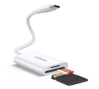 UGREEN USB C Lettore di Schede SD TF Micro SD Adattatore per Scheda di Memoria OTG Card Reader Compatibile con iPhone 17 Pro Max Air MacBook Pro Air 2023 Galaxy S24 Xiaomi 13 Huawei P50, Bianco
