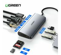 UGREEN USB C Hub Tipo C 3.1 Adattatore Dock 4K HDMI VGA Convertitore per Macbook