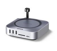 UGREEN USB4.0 40Gbps Docking Station Compatible con Mac Mini M4 y M4 Pro | con Case M.2 NVME SSD 40Gbps, HDMI 8K 30Hz, 5*USB 4A1C 10Gbps Rapida , Lettore di Schede SD e TF 312MB/s, Audio da 3,5mm
