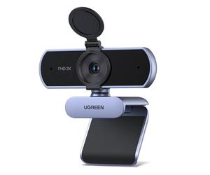 UGREEN Webcam 2K 30FPS Full HD Camera USB A PC Due Micro Autofocus Correzione della Luce 360 Gradi Rotazione Plug Play Windows MacOS Linux Streaming Youtube Skype Chiamata Video Zoom Videoconferenza